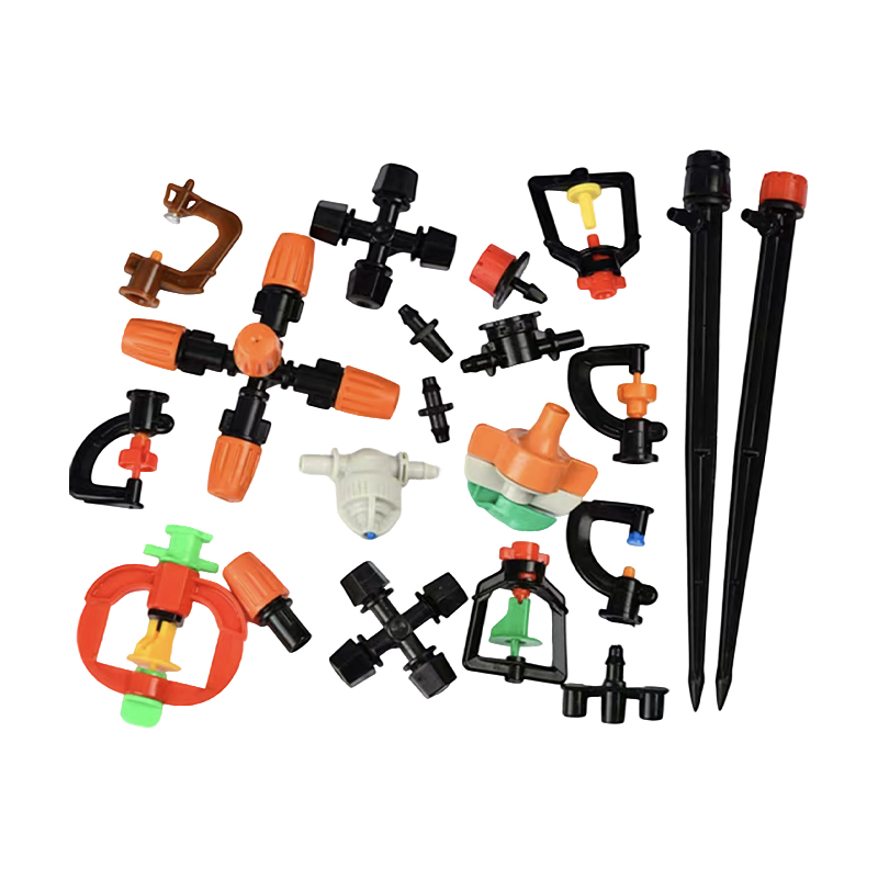 ไมโครสปริงเกลอร์และหัวสเปรย์พร้อมหัวฉีดหมุนได้