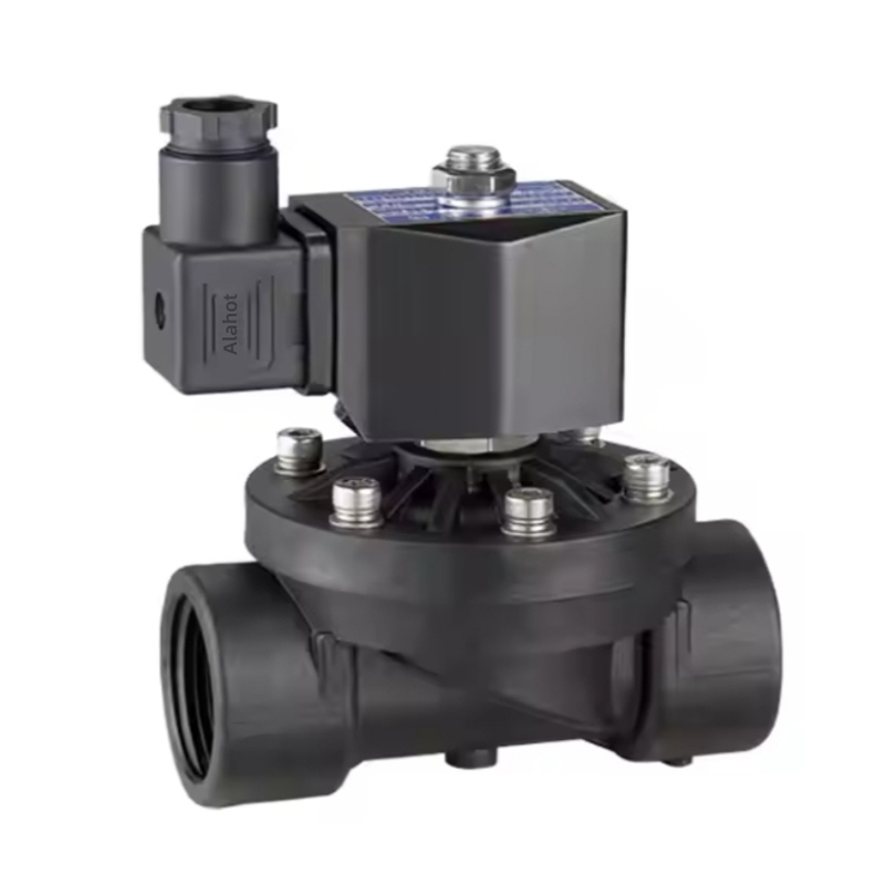 โซลินอยด์วาล์วทำหน้าที่โดยตรง 2 ทางพลาสติกไนลอน