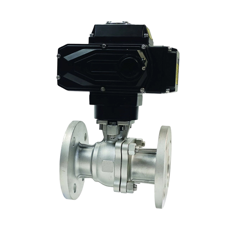 บอลวาล์วไฟฟ้าทองเหลืองพร้อมแอคชูเอเตอร์